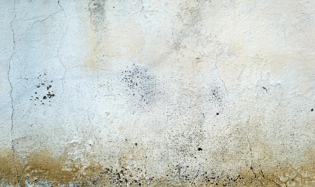 Cracked concrete painted wall background or texture. Close-up