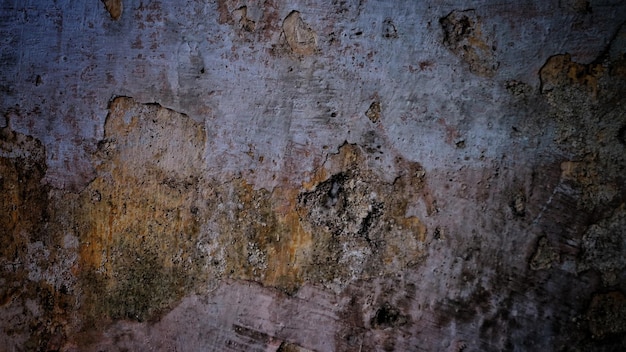 Cracked cracked wall texture background cracked paint peeling off dark color