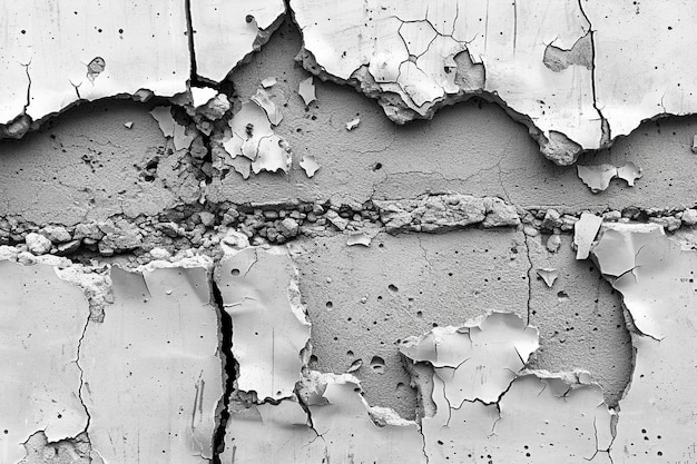 Cracked Gray Concrete Texture