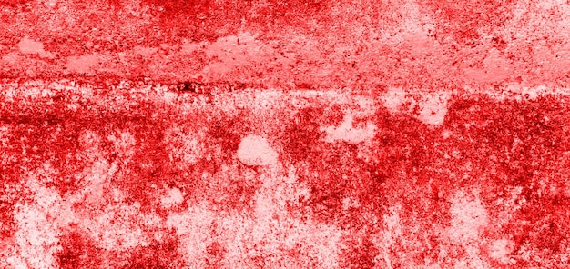 Cracked red wall background scary bloody wall texture white wall with blood splatter for horror or halloween concept background