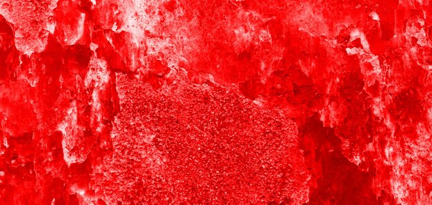 Cracked red wall background scary bloody wall texture white wall with blood splatter for horror or halloween concept background