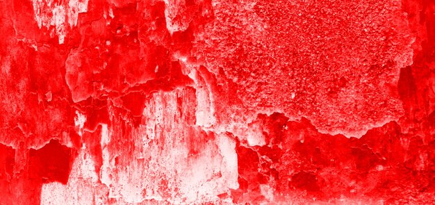 Cracked red wall background scary bloody wall texture white wall with blood splatter for horror or halloween concept background