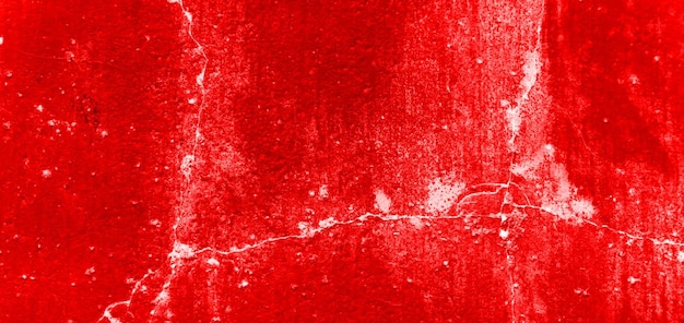 Cracked red wall background scary bloody wall texture white wall with blood splatter for horror or halloween concept background