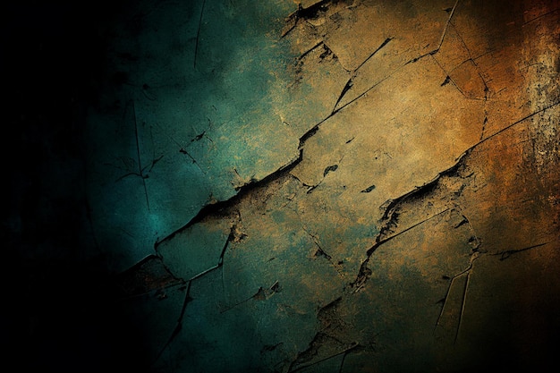 Cracked wall grunge detailed texture created with generative ai