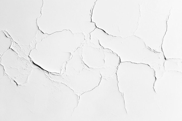 Photo cracked white wall textures for minimalist design projects