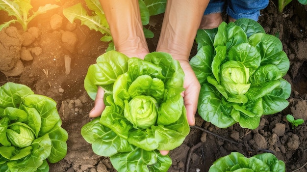 Cradling the Green Harvest