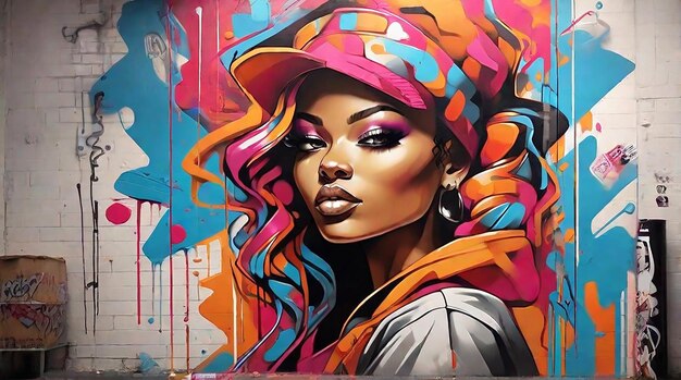 Crafting Dynamic Urban Illustrations with Graffiti Flair