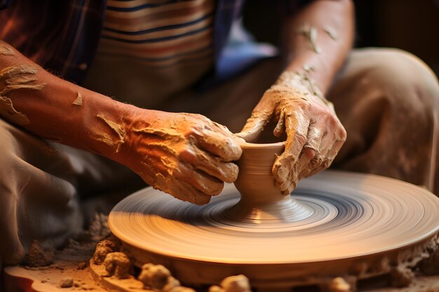 Craftsmans Magic The Beautiful Process of Transforming Clay into a Vase