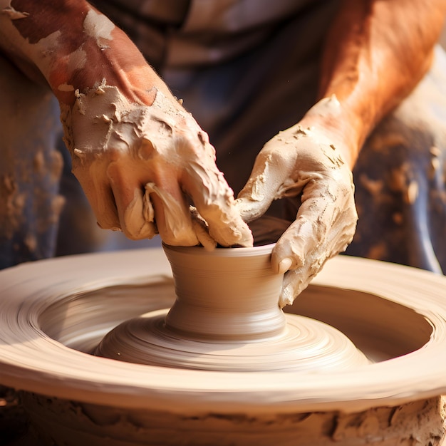 Craftsmans Magic The Beautiful Process of Transforming Clay into a Vase