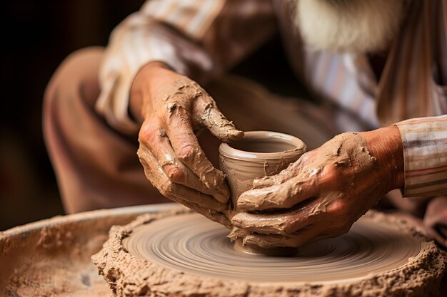 Craftsmans Magic The Beautiful Process of Transforming Clay into a Vase