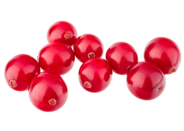 Cranberry isolated on white background cutout