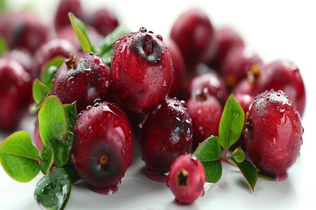 cranberry isolated on white background