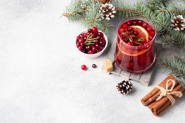 Cranberry juice with lemon and cane sugar.