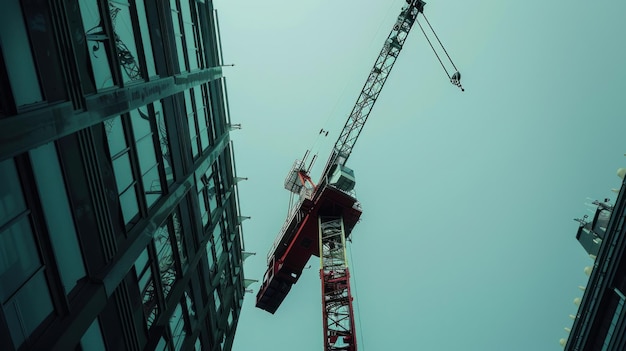 crane Used to lift heavy weight High rise in construction