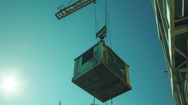 crane Used to lift heavy weight High rise in construction