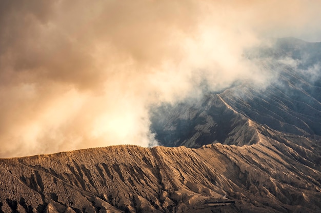 Crater volcano Mt.Bromo East Java,Indonesia