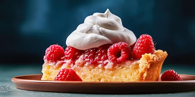 Cream and Berry Tart A Dessert Lover's Fantasy Generative AI