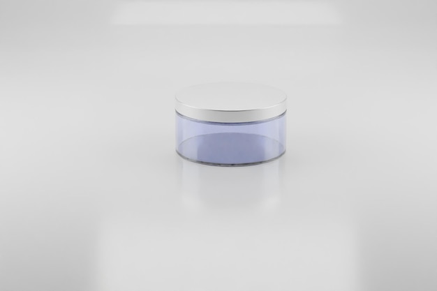 Cream Jar 3D rendered image