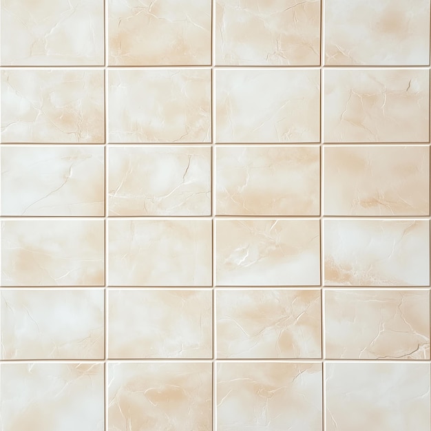 Photo cream and white ceramic tile floor wall pattern or white ceramic tile background