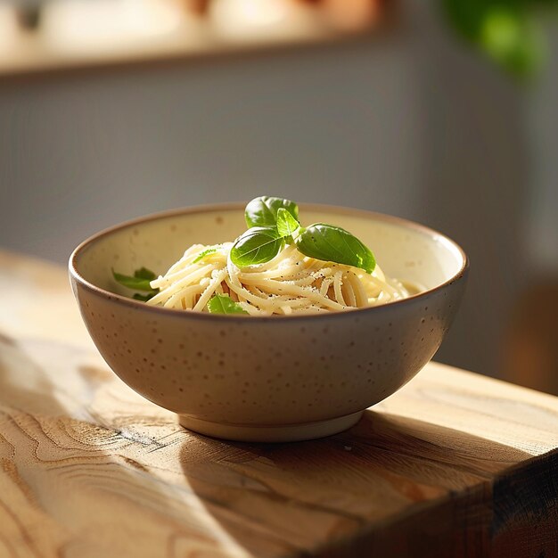 Creamy Alfredo Pasta Soft Light Photography Recipe