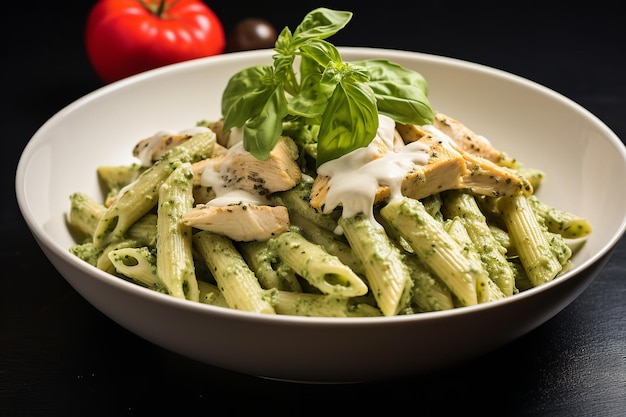 Creamy Chicken Pesto Pasta Italian Recipe Italian Food and Cuisine