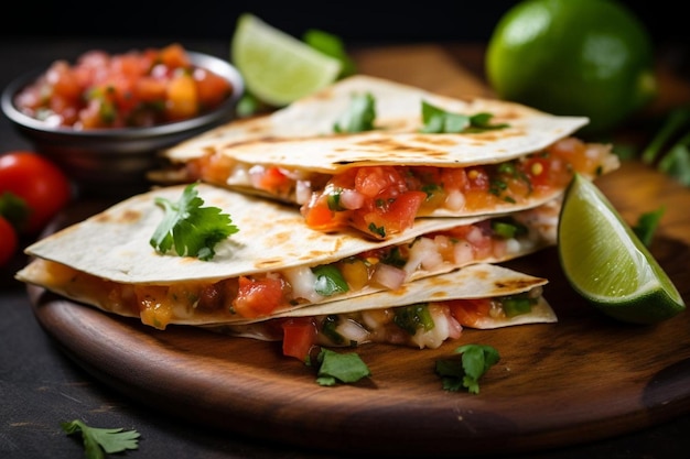 Photo creamy elote dip with tortilla chips