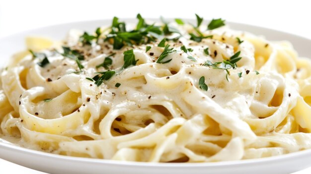 Creamy Fettuccine Alfredo Pasta Dish