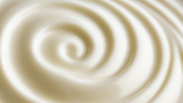 Photo creamy milk swirl abstract texture