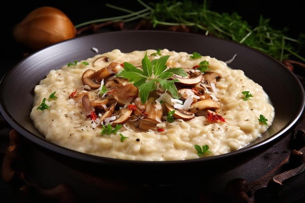 Creamy Parmesan No Wine Risotto Italian Recipe Italian Food and Cuisine