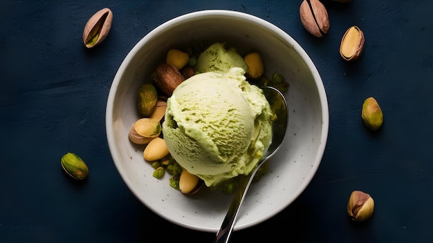 Creamy Pistachio Ice Cream