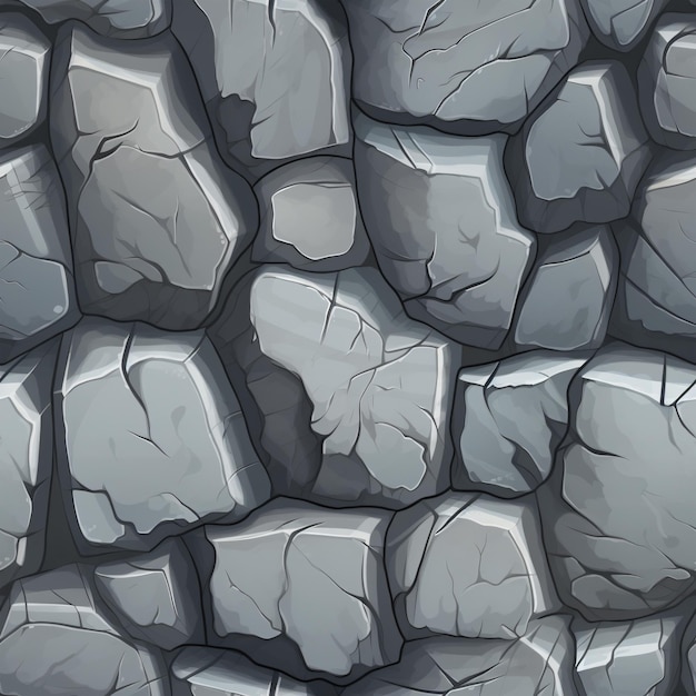 Create a hand painted stylized texture of rock generated AI