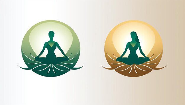 Photo create a logo for women yoga