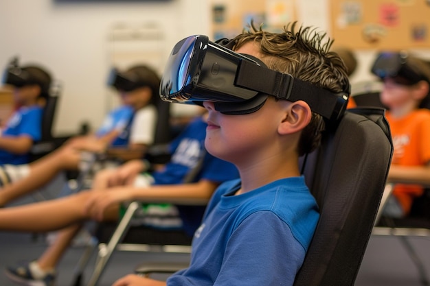 Create virtual reality special education programs generative ai