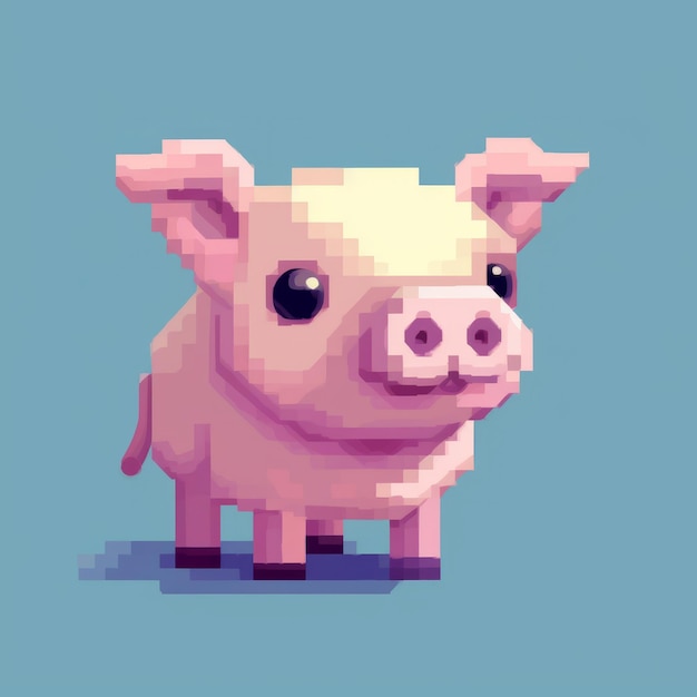 Creating A Cute Pig Character In Minecraft With Pixel Art