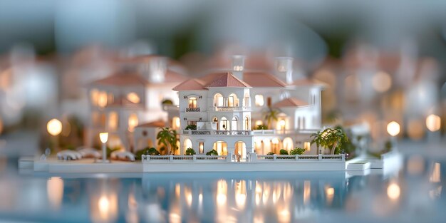 Creating a Miniature Hotel Resort Concept within a Real Estate Property Concept Miniature Structures Hotel Resort Design Real Estate Development Creativity in Architecture