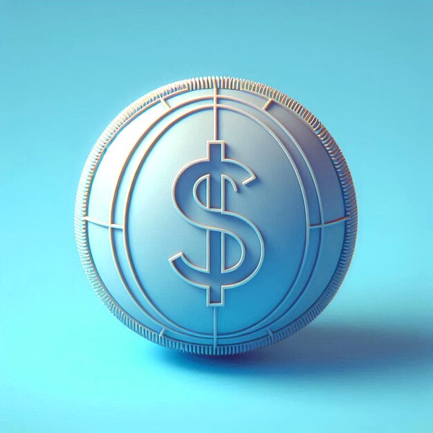 Photo creative 3d render of currency coins and balls blending finance and sports