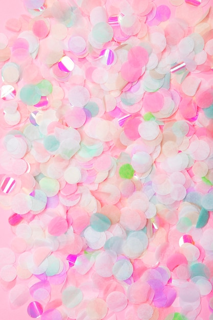 Creative background with colorful paper circles