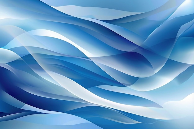 Creative blue shapes background