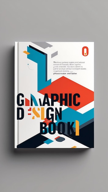 Photo creative book cover design with modern and stylish elements