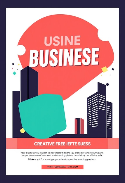 Creative business flyer and social media or poster design template