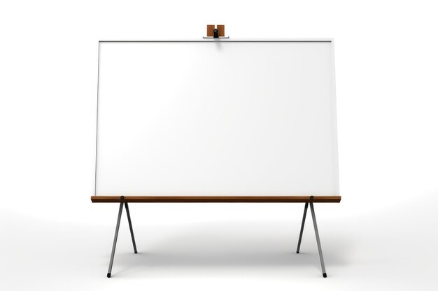 The Creative Canvas Easel With White Board On White or PNG Transparent Background