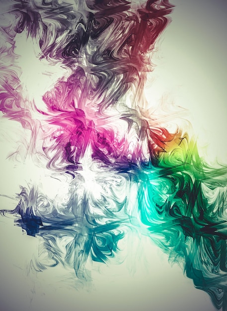 Creative design background, fractal styles with color design