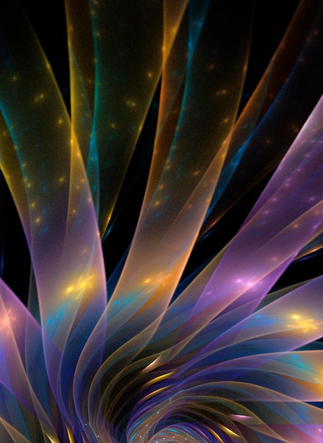 Creative design background, fractal styles with color design