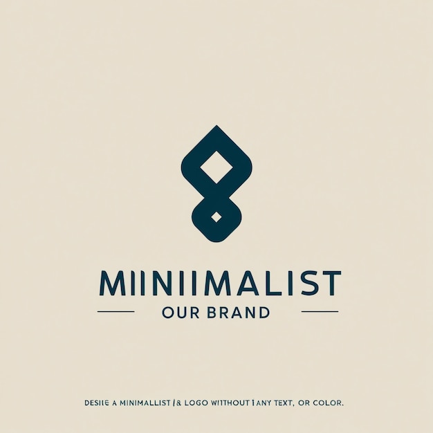 Photo creative and elegant abstract minimalistic logo design