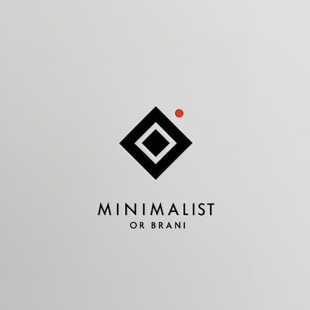 Photo creative and elegant abstract minimalistic logo design