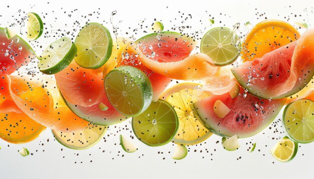 Photo creative fruit displays a feast for the eyes and the palate