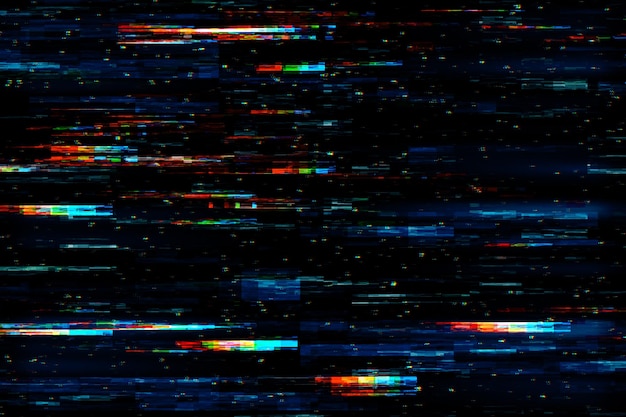 Creative glitch wallpaper