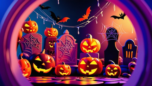 Photo creative halloween day images for decorations