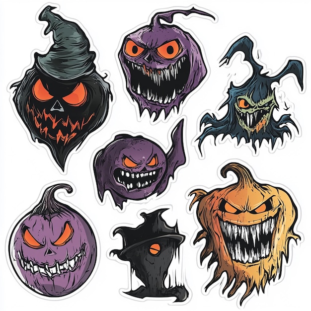 Creative Halloween Stickers