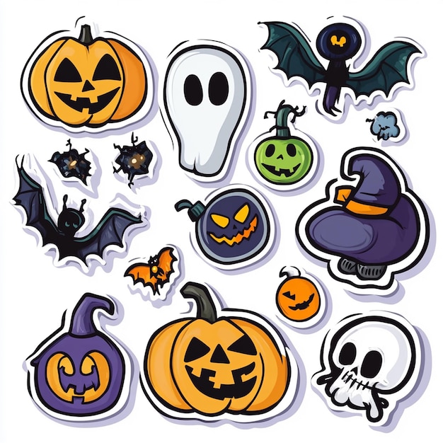 Creative Halloween Stickers